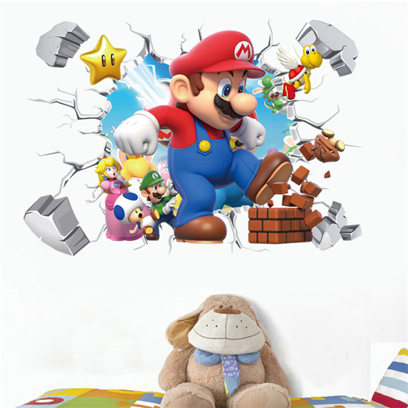 Kids Education Quotes - Adesivo de parede 3D com personagens