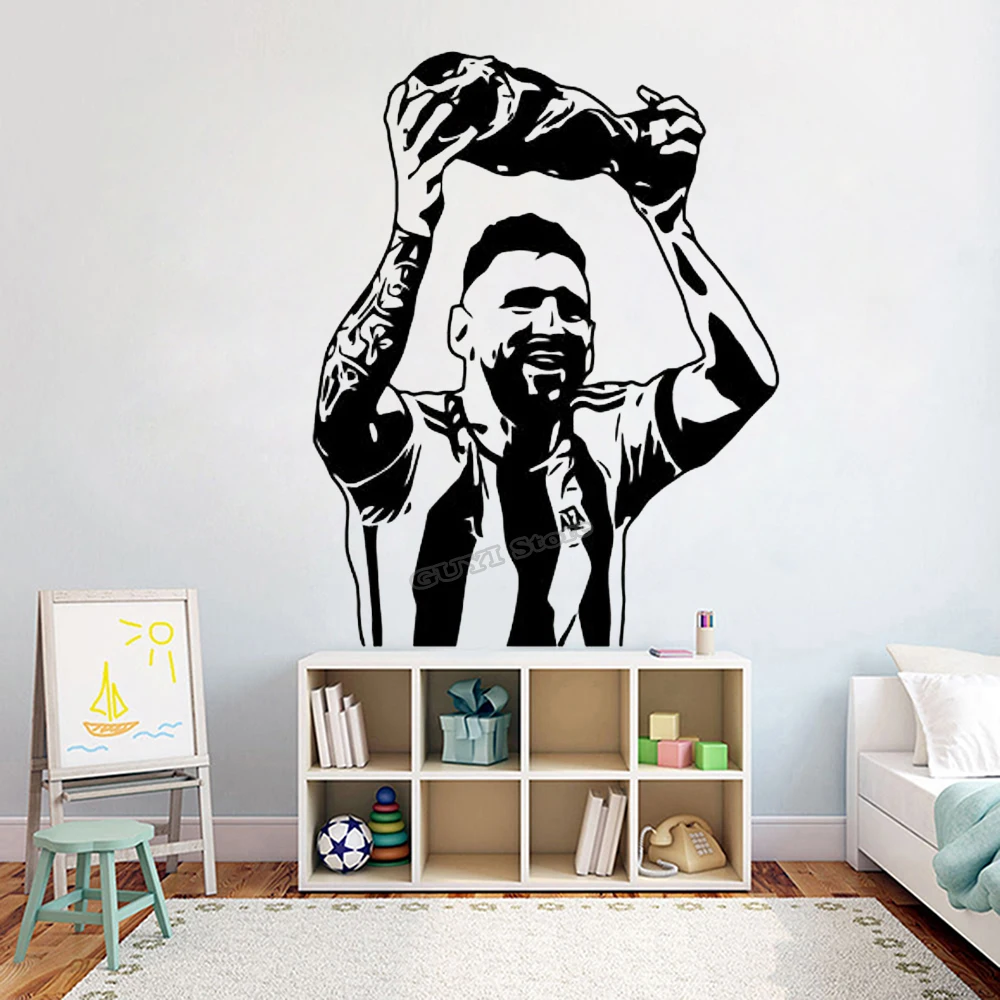 Kids Education Quotes - Messi adesivo de parede decalque de