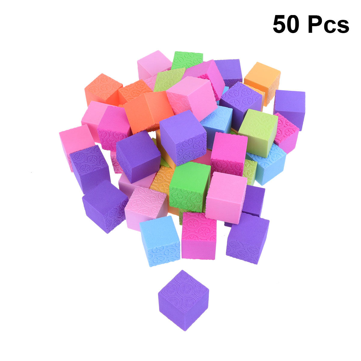 50 peças de cubos de espuma EV - Kids Education Design avaliação e preço