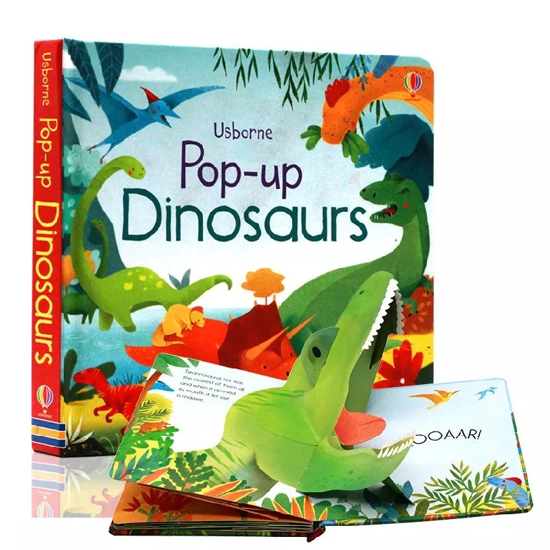 Usborne Pop Up Dinossauros/Jun - Kids Education Board avaliação e preço