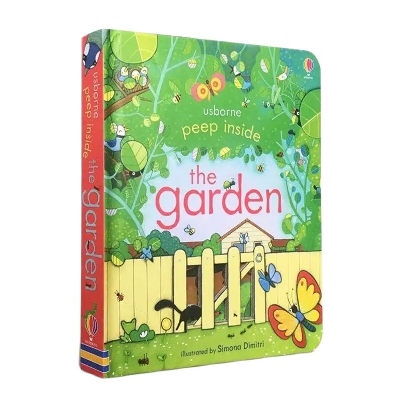 Usborne peep dentro do jardim  - Kids Education Board avaliação e preço