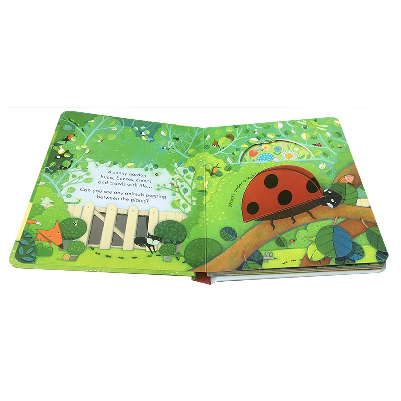 Usborne peep dentro do jardim  - Kids Education Board avaliação e preço