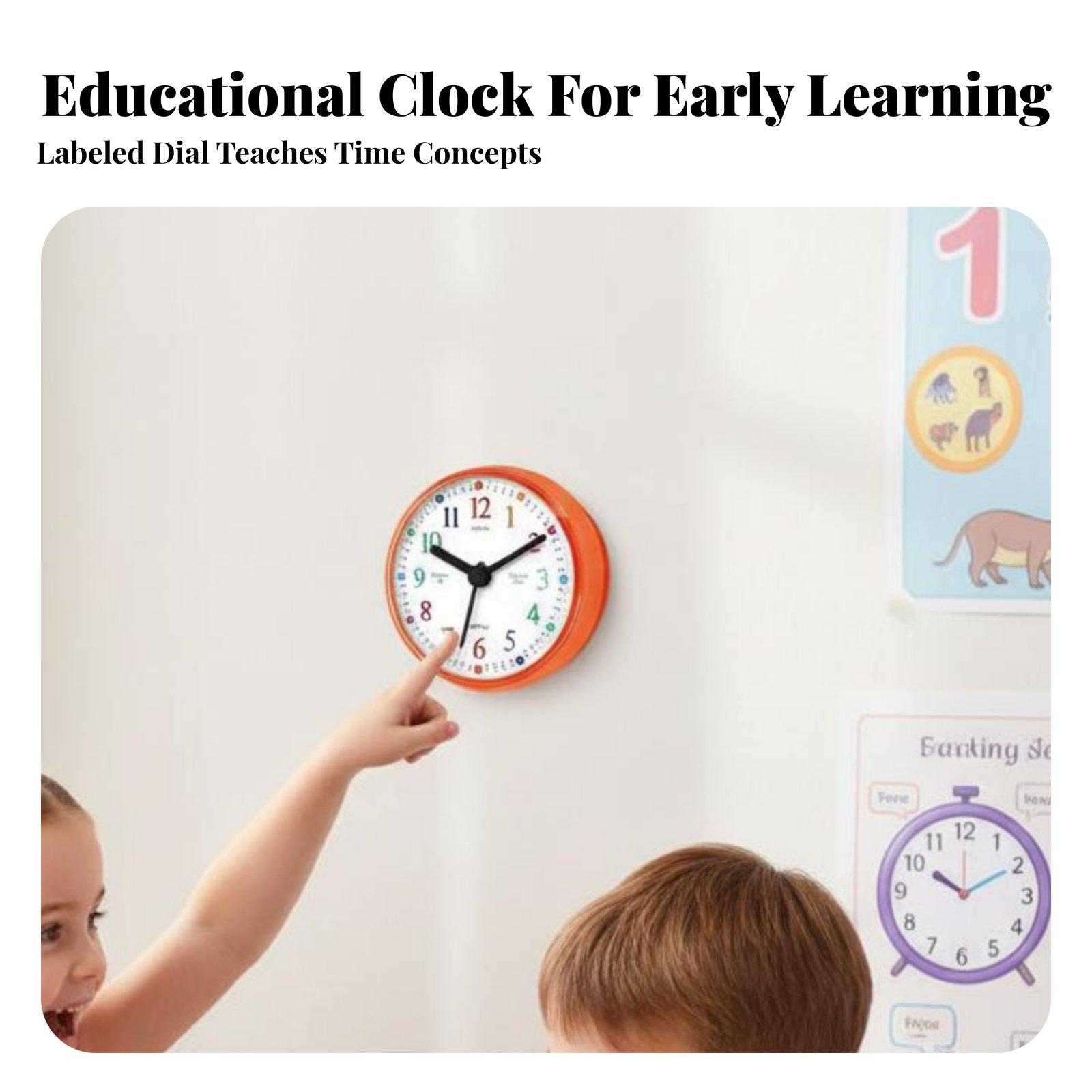 Relógio de Parede com Ventosa  - Kids Education Design avaliação e preço