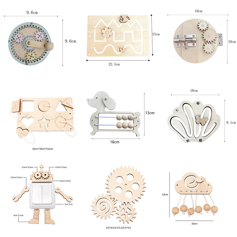 Brinquedos Sensoriais Montesso - Kids Education Board avaliação e preço