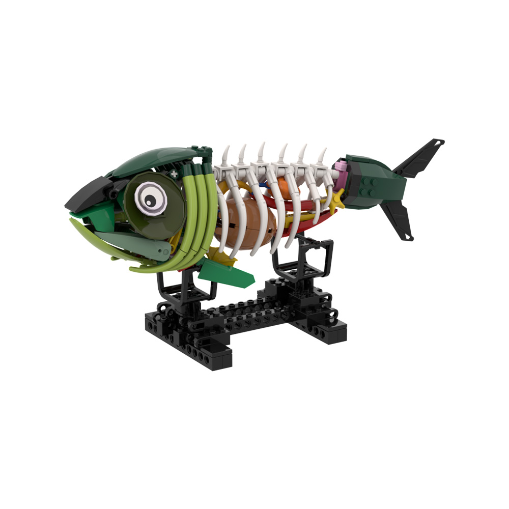 Blocos de Montar Modelo Peixe  - Kids Education Design avaliação e preço